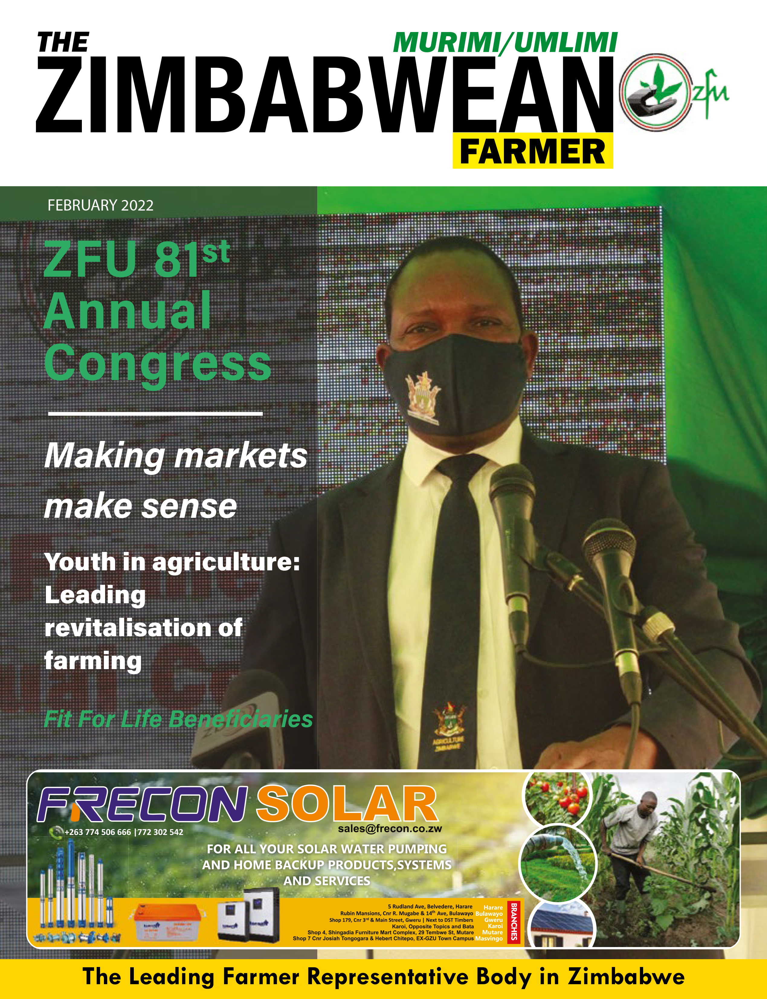 The Zimbabwean Farmer, Murimi/Umlimi Magazine Volume 1 2022